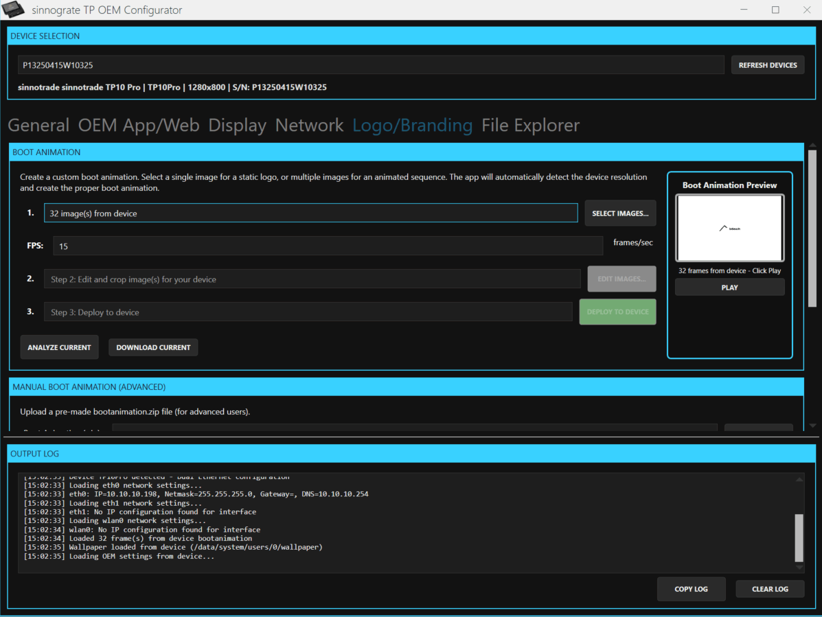 TP Configurator - Bootloader